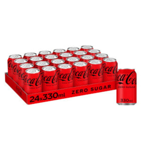 Coke Zero Cans (24x330ml)
